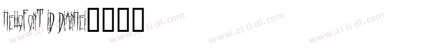 HelloFont ID DianHei字体转换